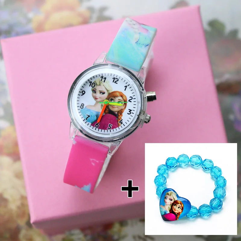 Disney Flash Light Watches with Bracelet