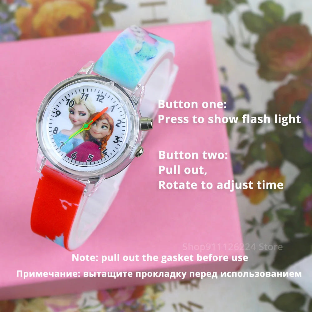 Disney Flash Light Watches with Bracelet