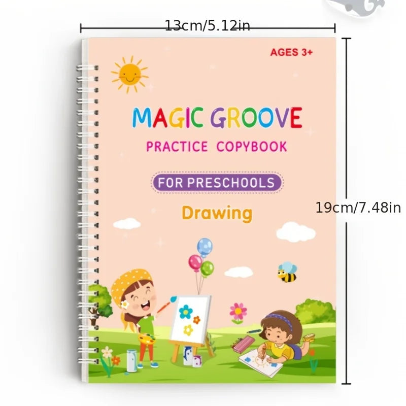 Magic Reusable Practice Handwriting Workbook