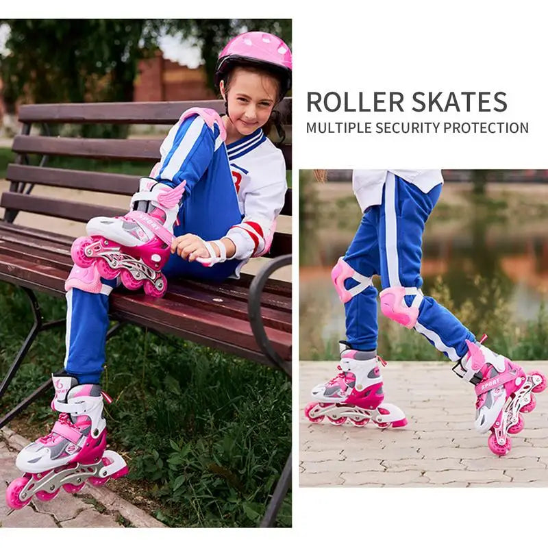 Roller Skates 4 Wheels Flash