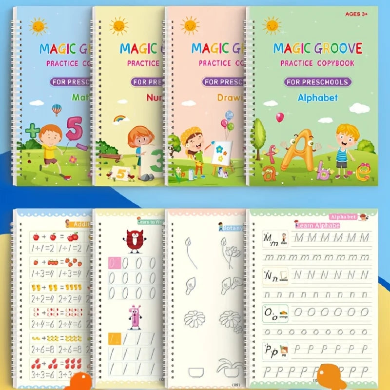 Magic Reusable Practice Handwriting Workbook