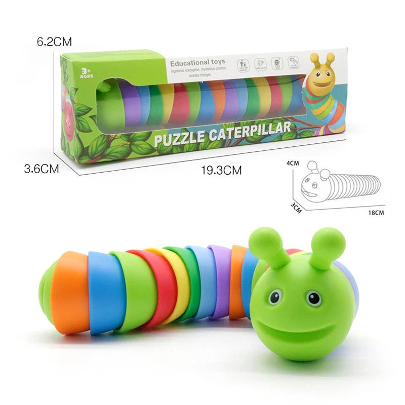 Funny Fidget Slugs Articulated Sensory Slug Toy