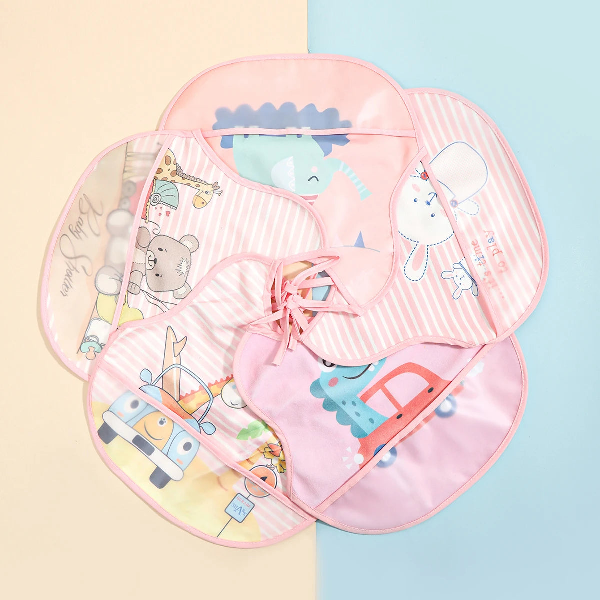 3pcs Waterproof Baby Bibs