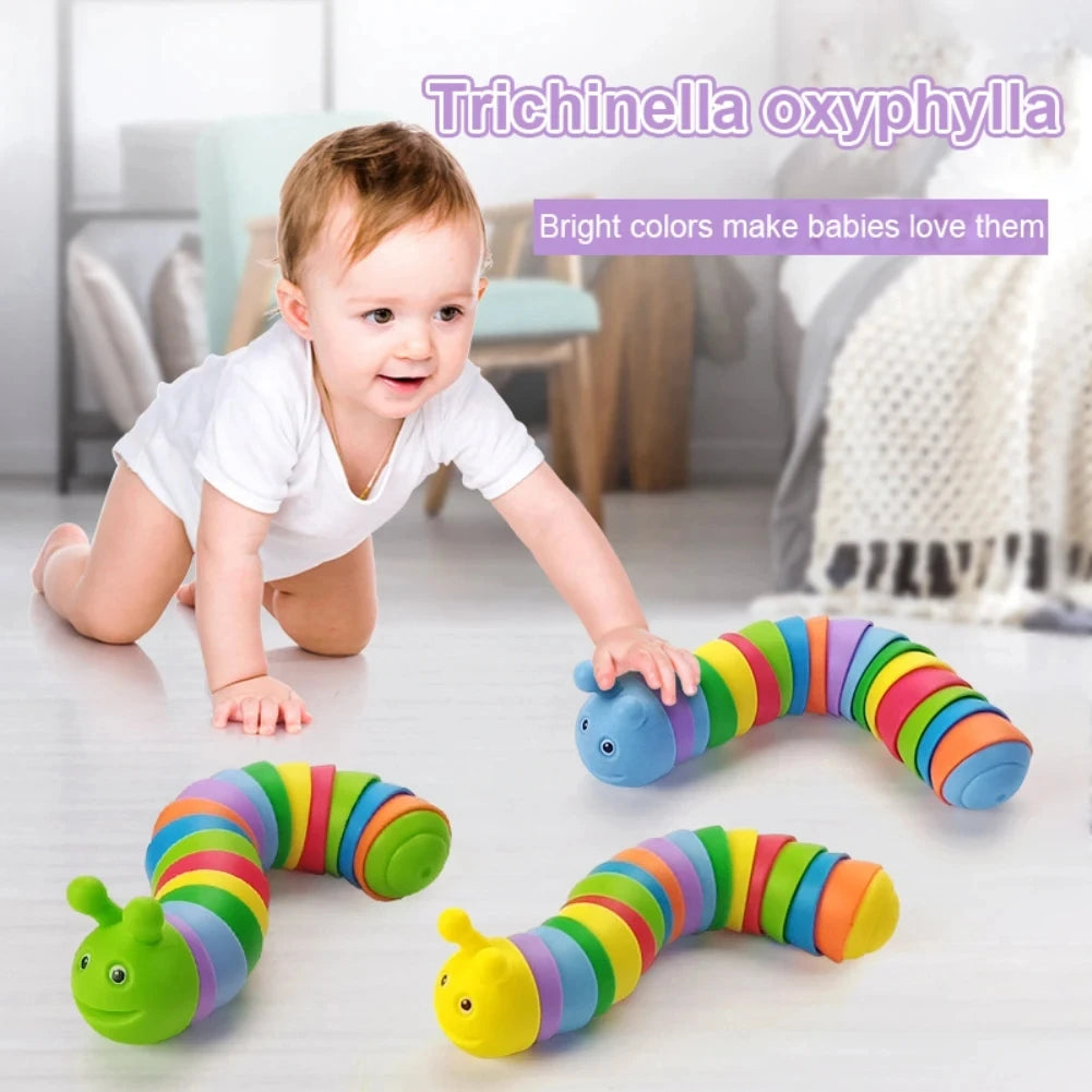 Funny Fidget Slugs Articulated Sensory Slug Toy