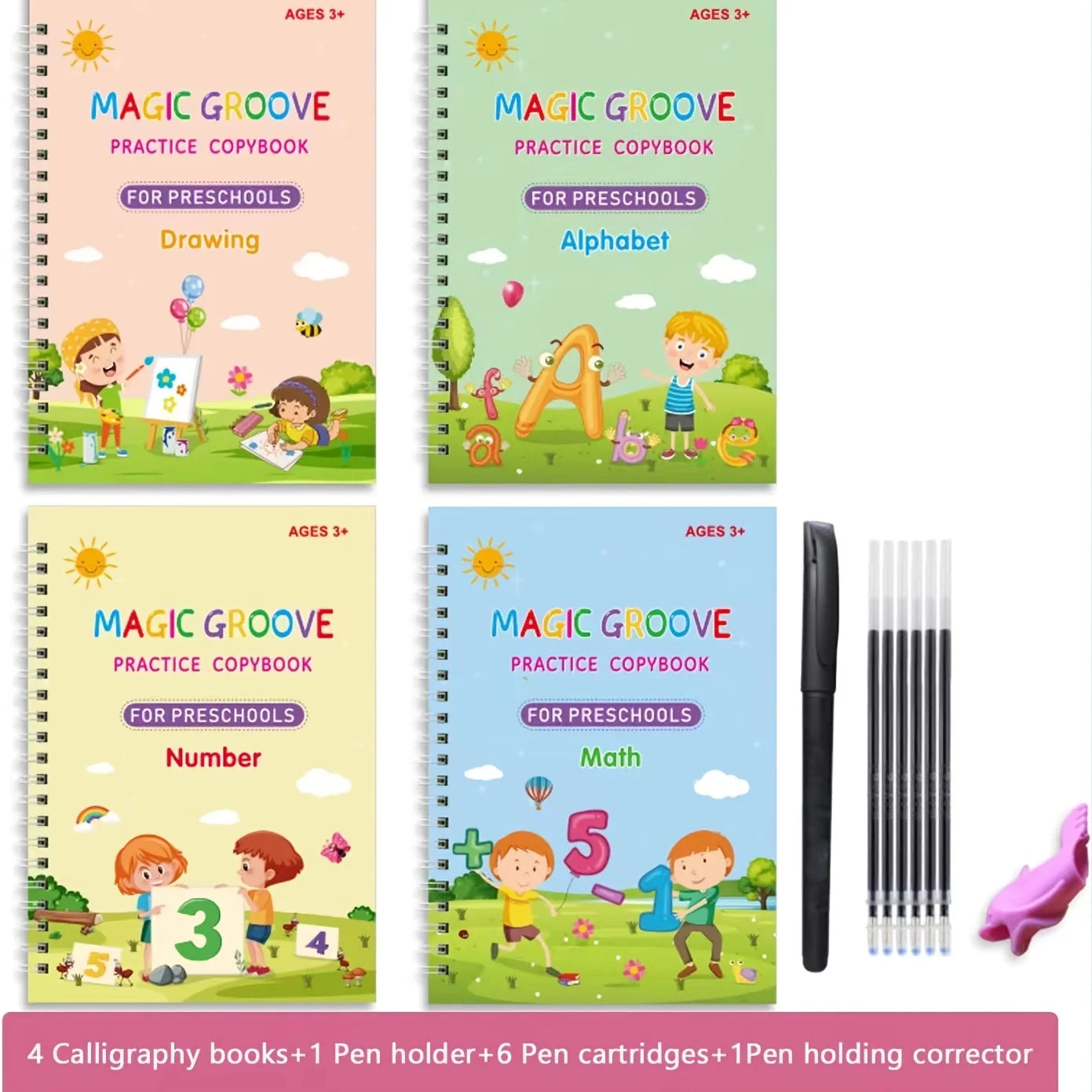 Magic Reusable Practice Handwriting Workbook