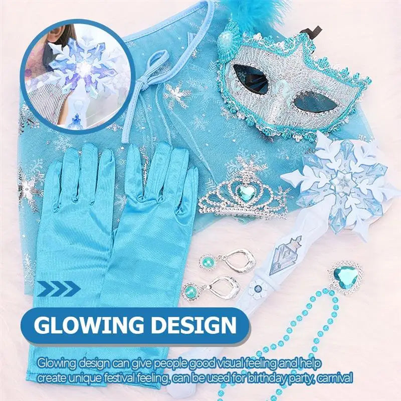 Princess Snowflake Wands With Light