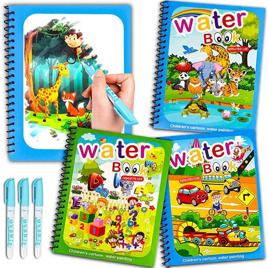 Magical Book Water Drawing Reusable