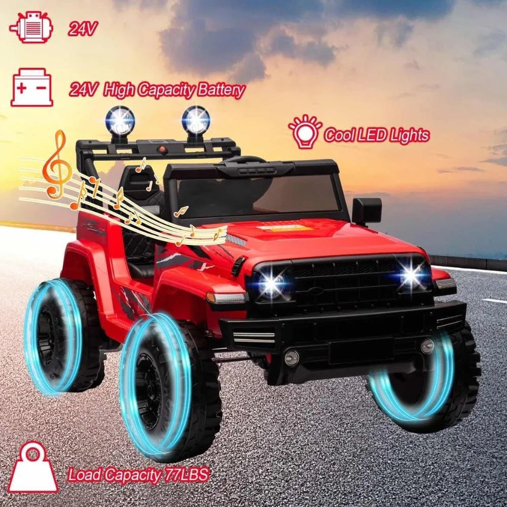 Car with Remote Control Ride Vehicle 4 Wheeler Electric