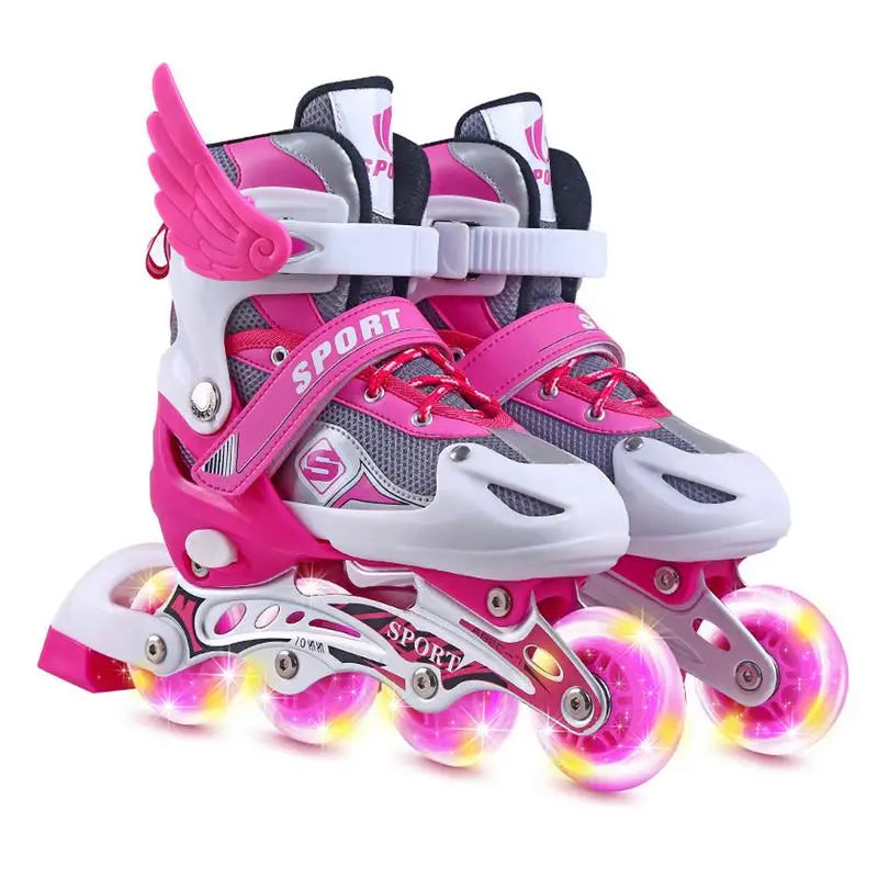 Roller Skates 4 Wheels Flash