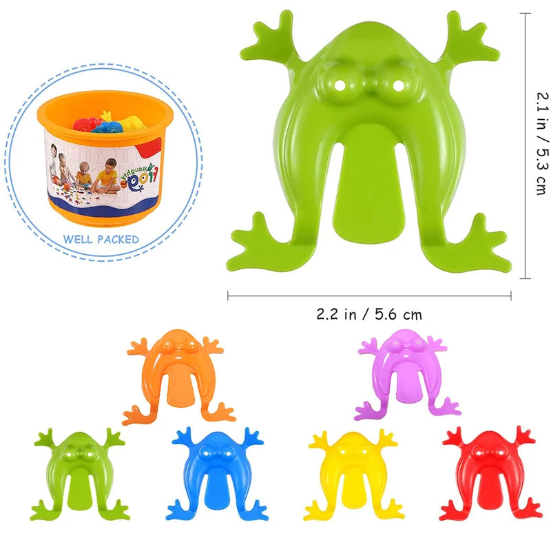 10-60Pcs Jumping Frog with Bucket Bounce