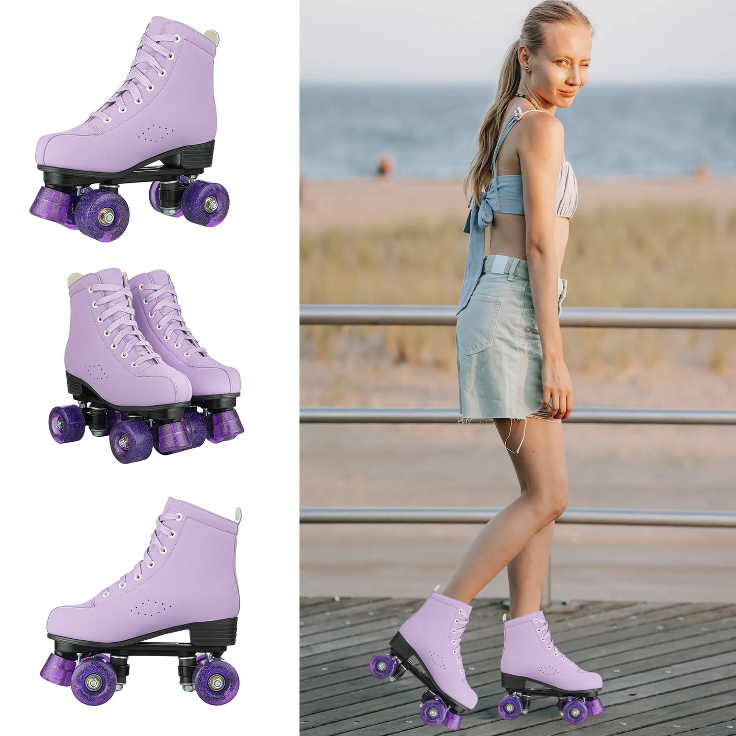 Quad Roller Skate Shoes For Adult Children