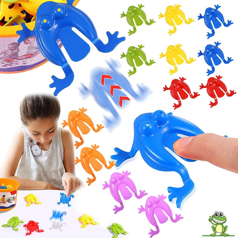 10-60Pcs Jumping Frog with Bucket Bounce