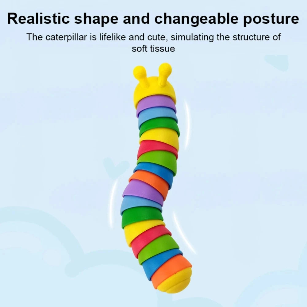 Funny Fidget Slugs Articulated Sensory Slug Toy