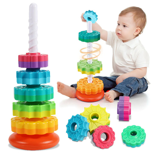 Rainbow Tower Baby Stacking Puzzle