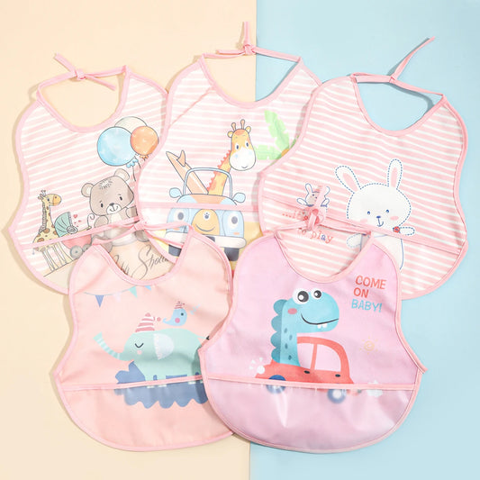 3pcs Waterproof Baby Bibs