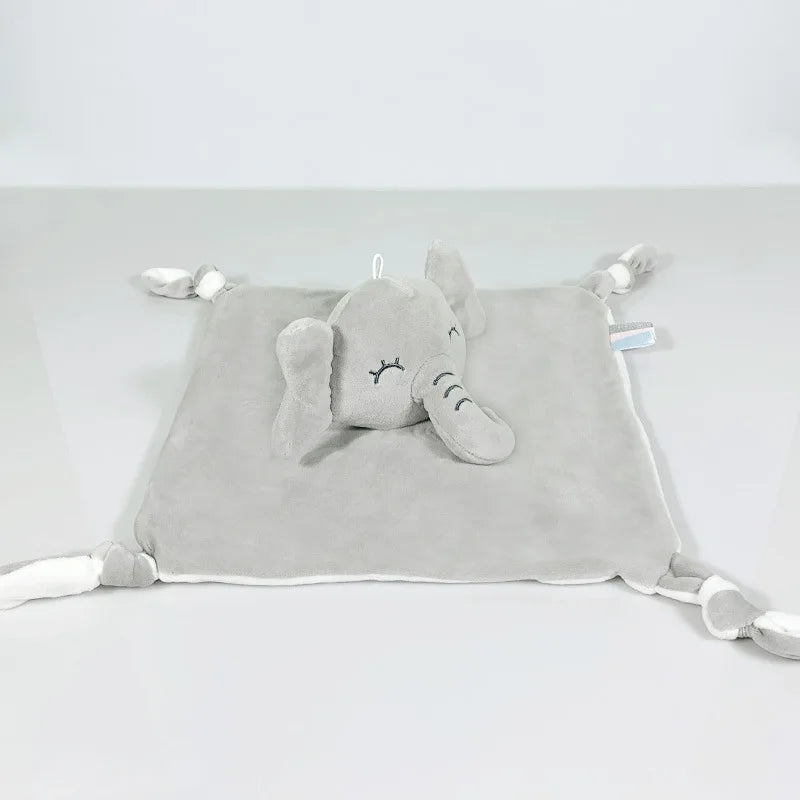 Baby Appease Towel with Bell Soft Square Security Blanket