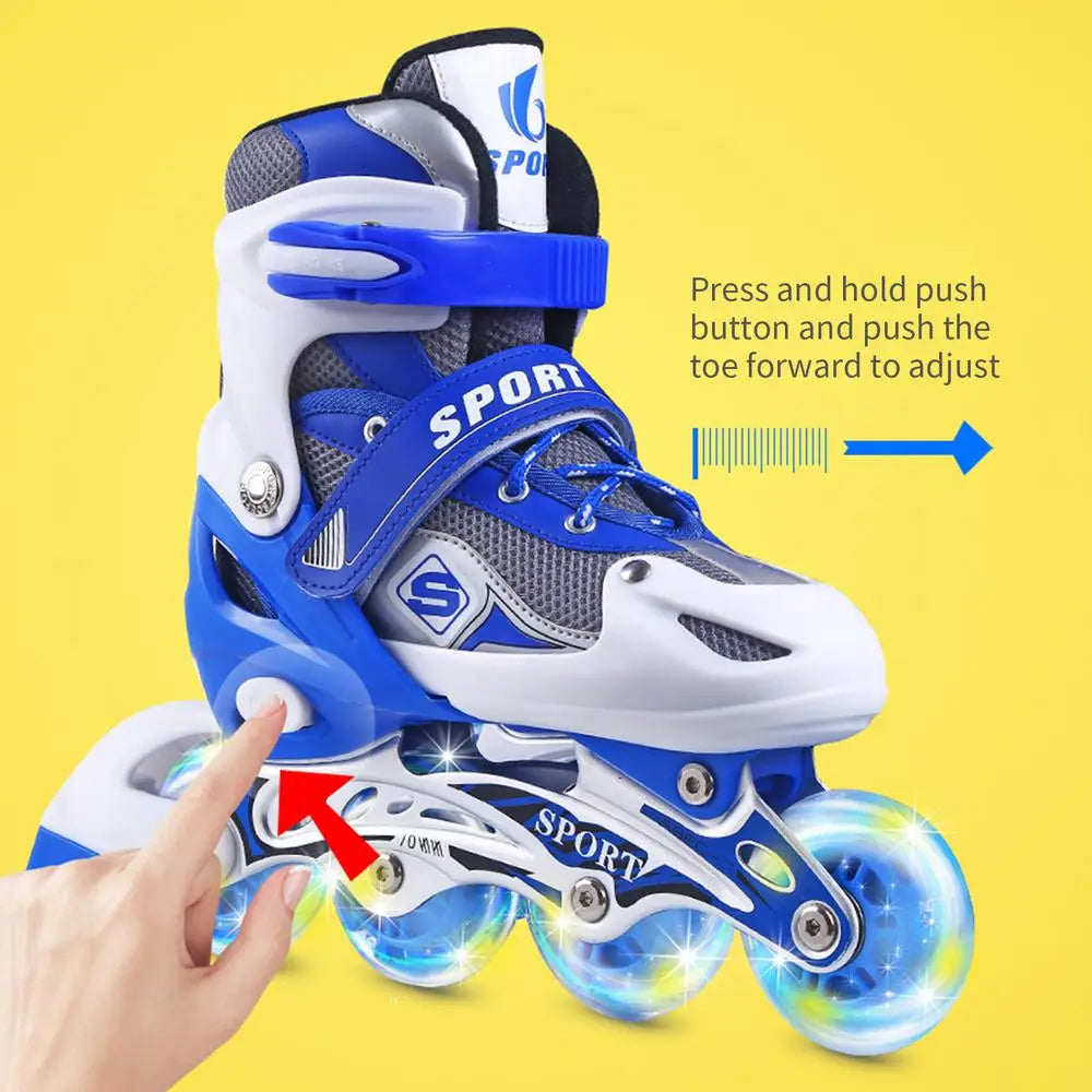 Roller Skates 4 Wheels Flash