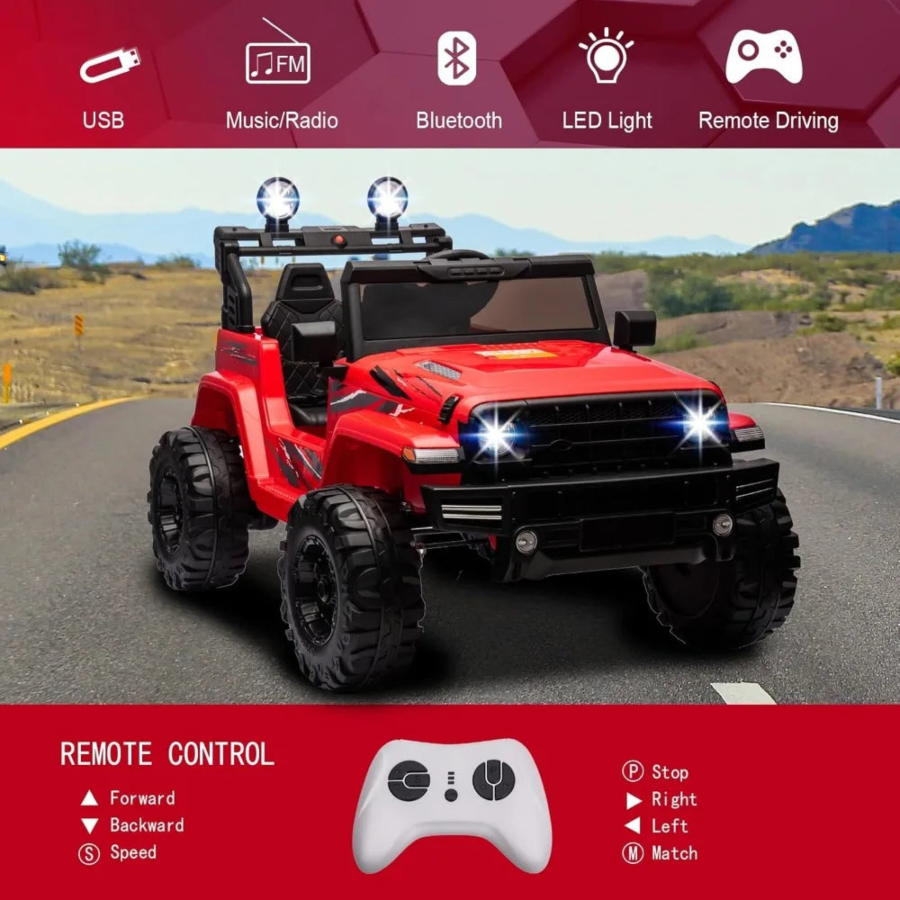 Car with Remote Control Ride Vehicle 4 Wheeler Electric