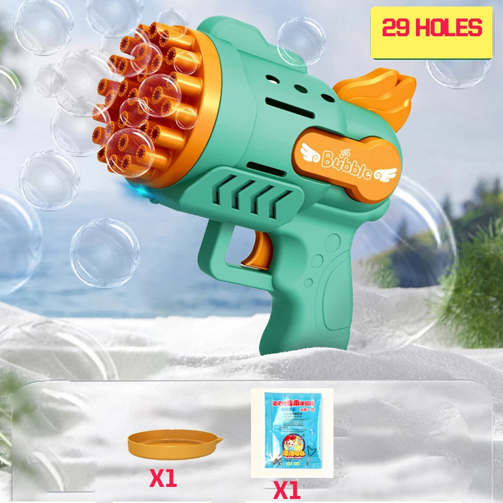 69 Holes Rocket Bubble Gun Machine