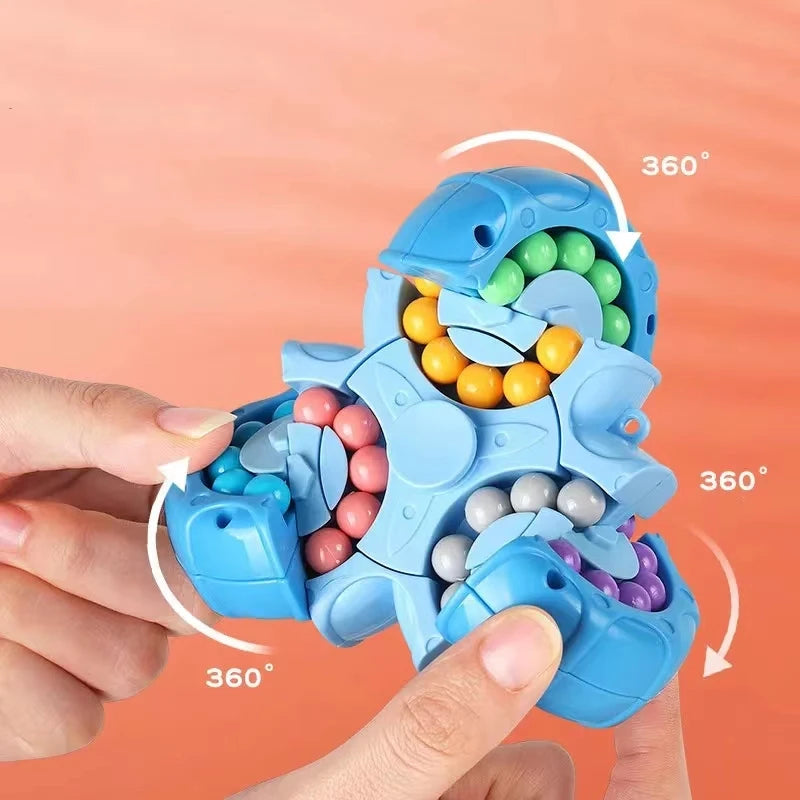 Magic Bean Six-sided Rotation Finger Magic Disk