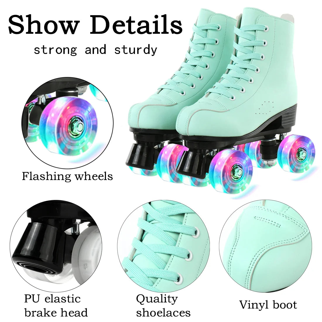 Quad Roller Skate Shoes For Adult Children