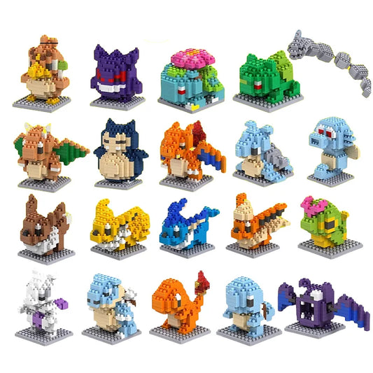 66pcs Pokemon Small Building