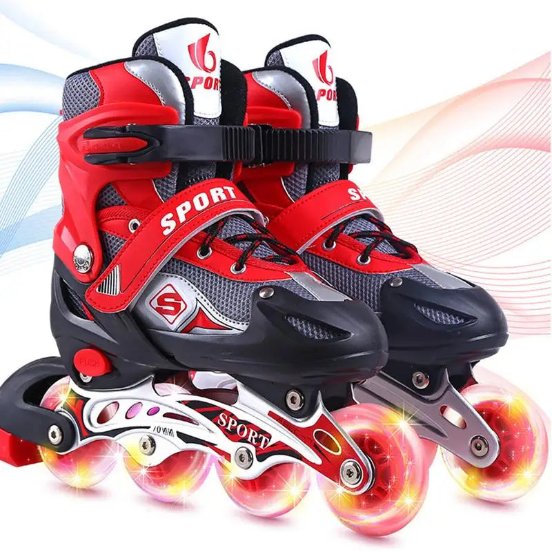 Roller Skates 4 Wheels Flash