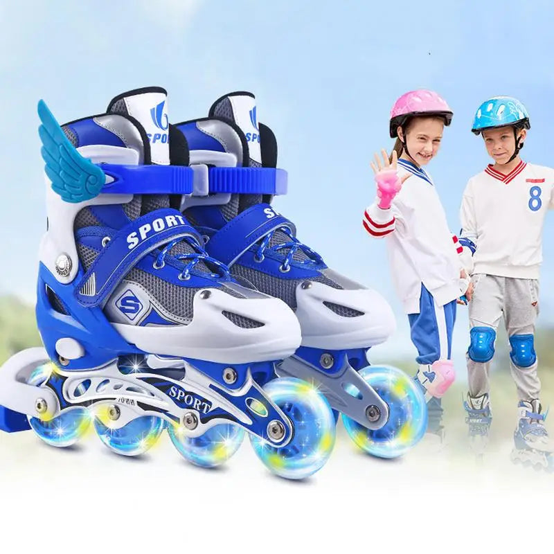 Roller Skates 4 Wheels Flash