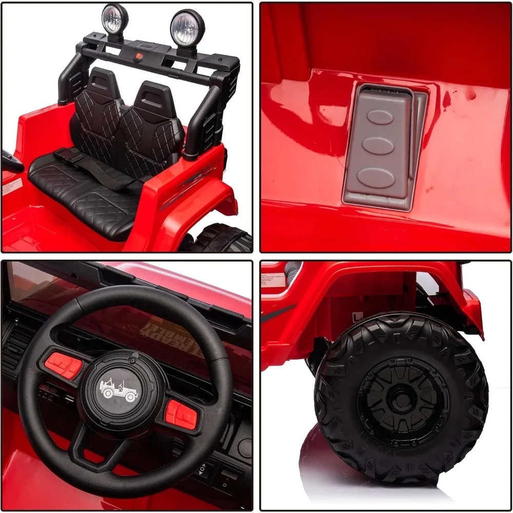 Car with Remote Control Ride Vehicle 4 Wheeler Electric