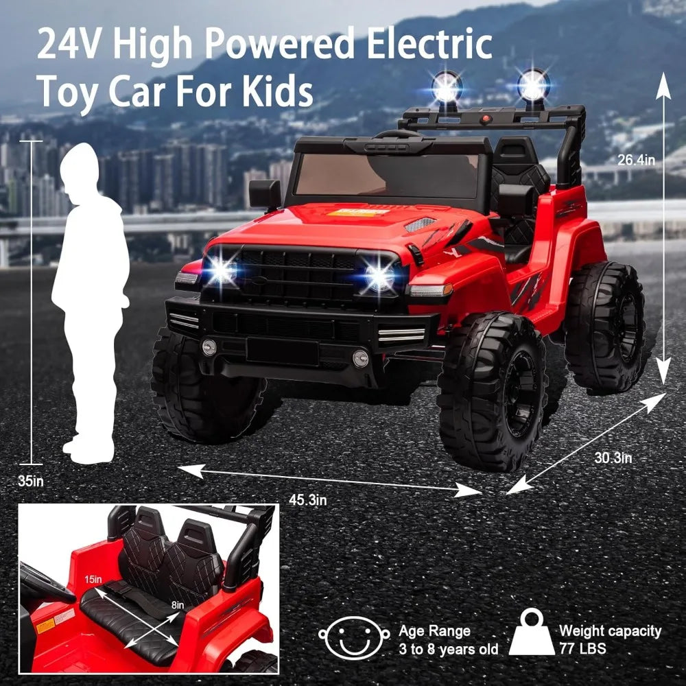 Car with Remote Control Ride Vehicle 4 Wheeler Electric