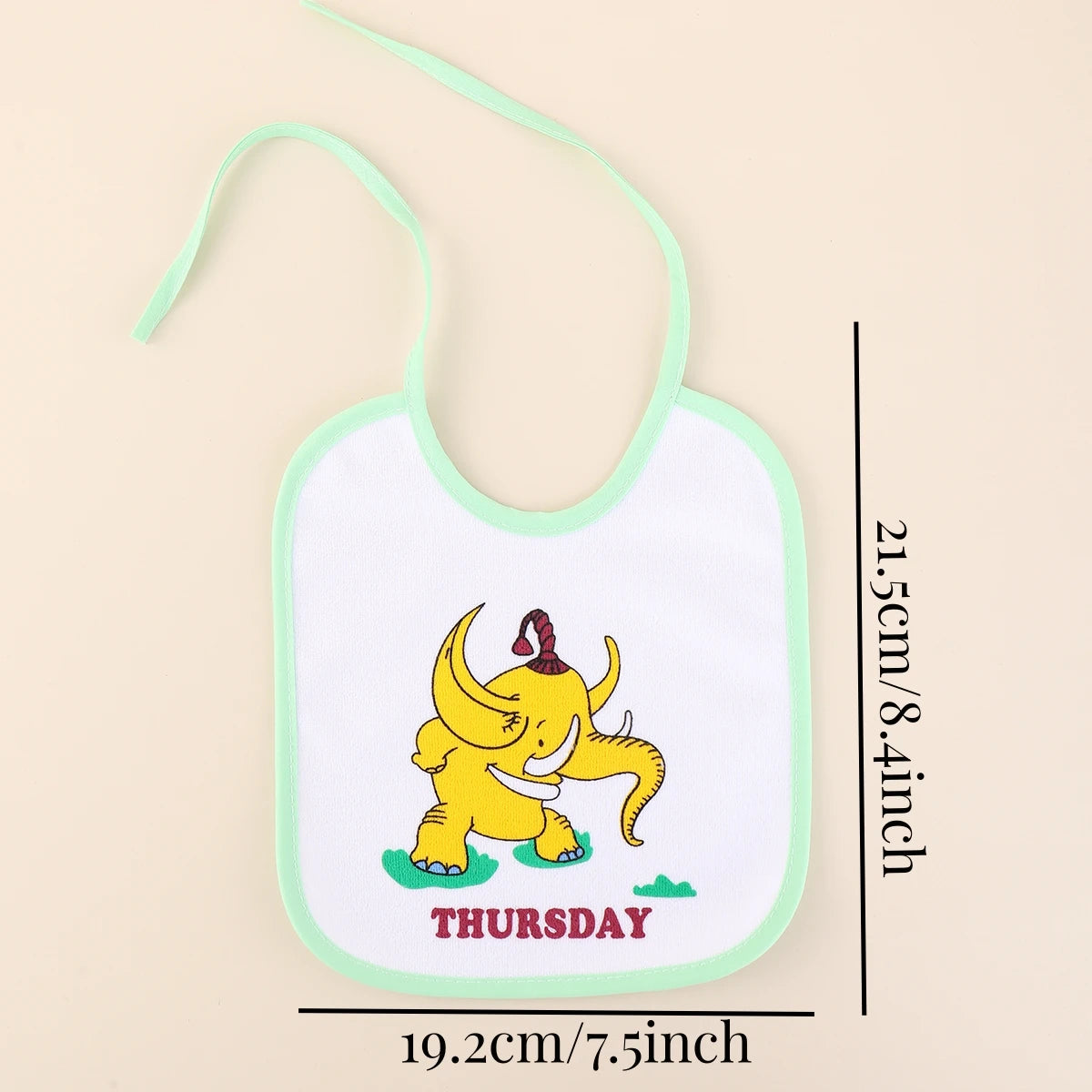 7pcs Mix Waterproof Bibs