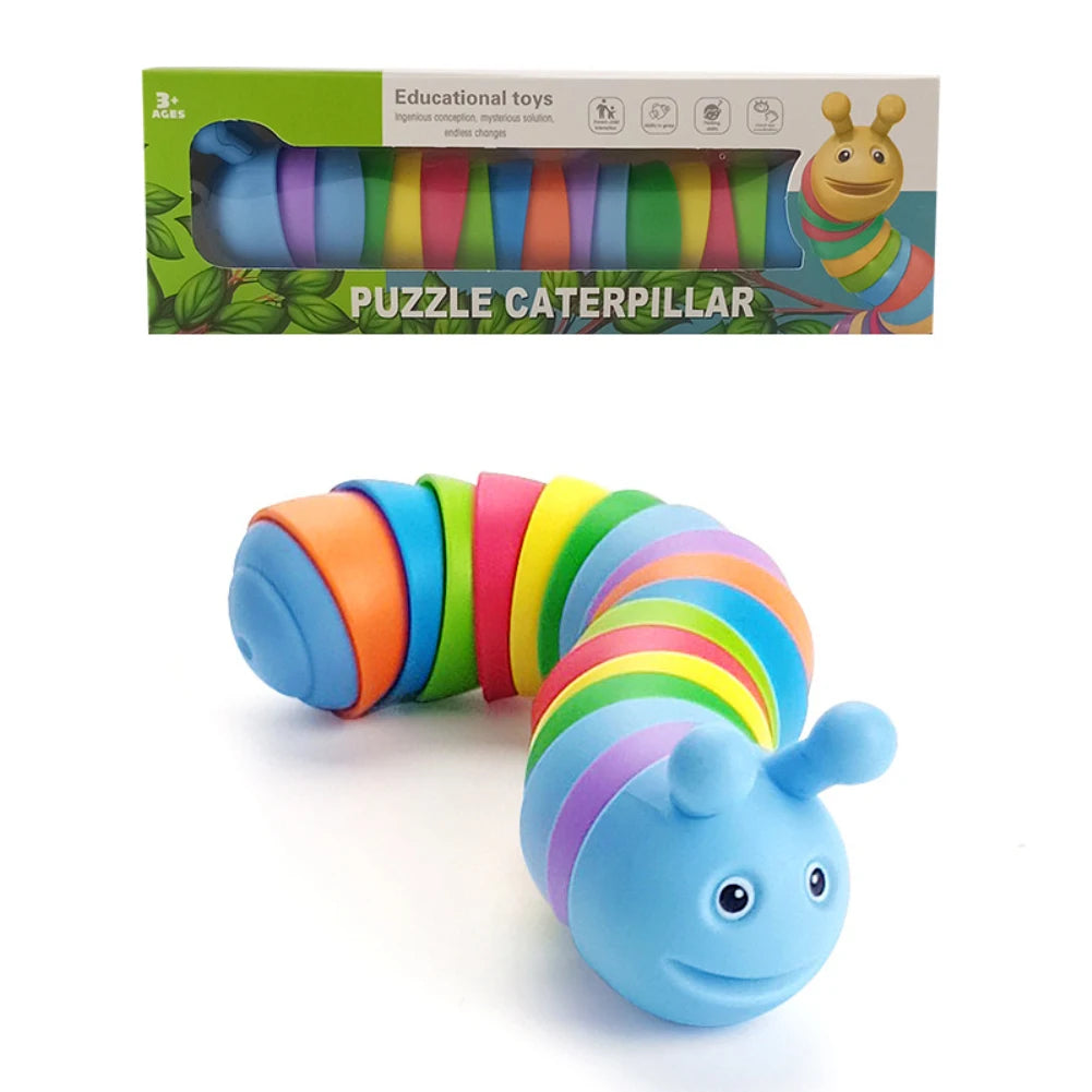 Funny Fidget Slugs Articulated Sensory Slug Toy